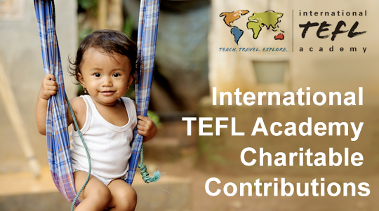 International TEFL Academy Charitible Contributions