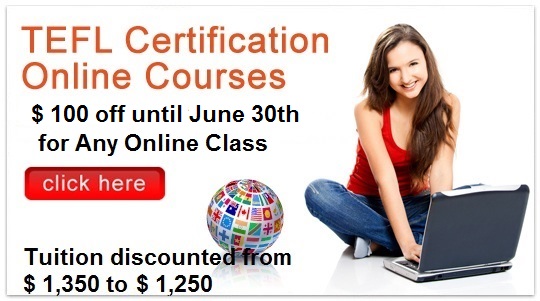Online TEFL class Sale