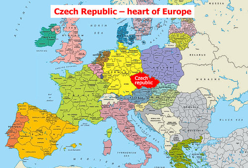 map czech republic tefl