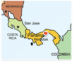 panama classes map