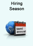 hiring seasons for teaching English abroad