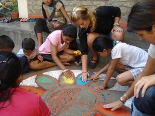 Teaching English overseas with children