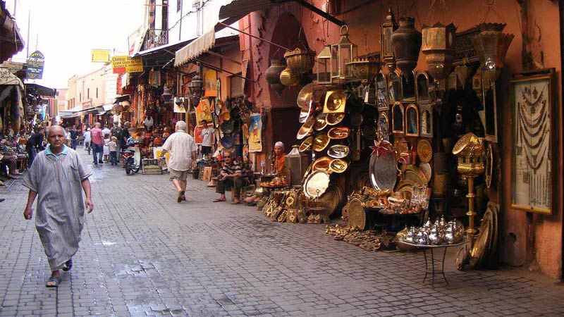 Marrakesh, Morocco - Bazaar Market