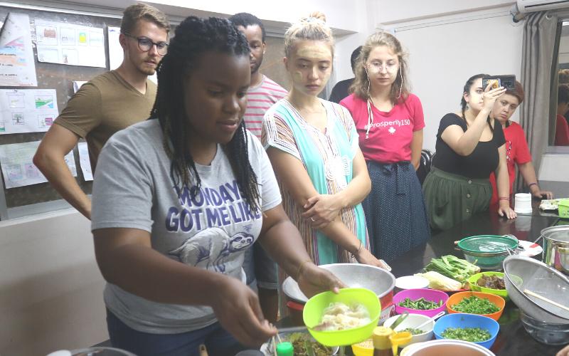 Myanmar cooking class