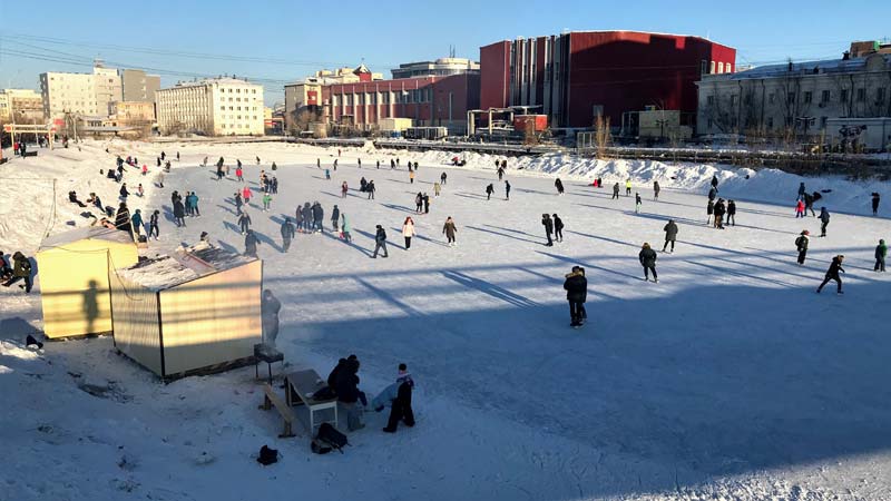 Kristine Bolt in Yakutia, Russia