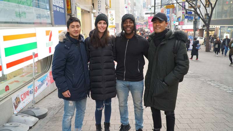 A group of ESL teachers in Seoul, South Korea
