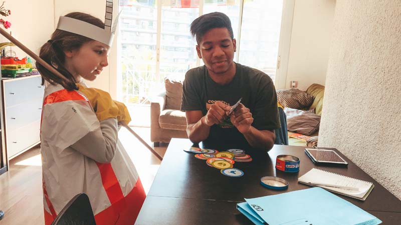 Private students for teaching English abroad
