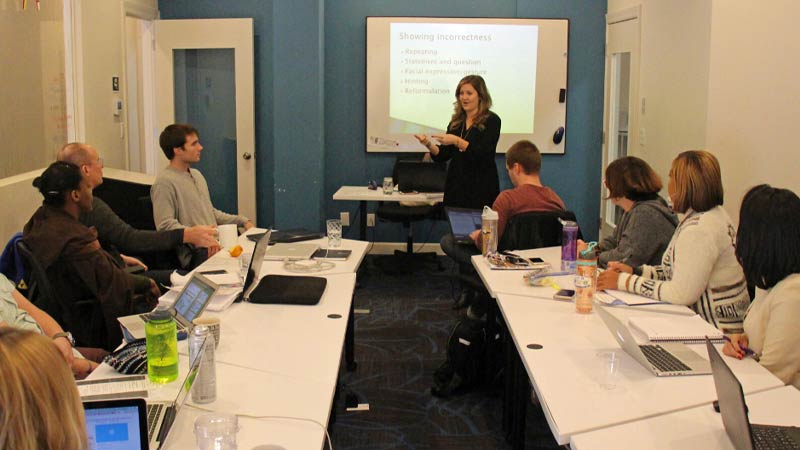 Teach English in the USA - classroom