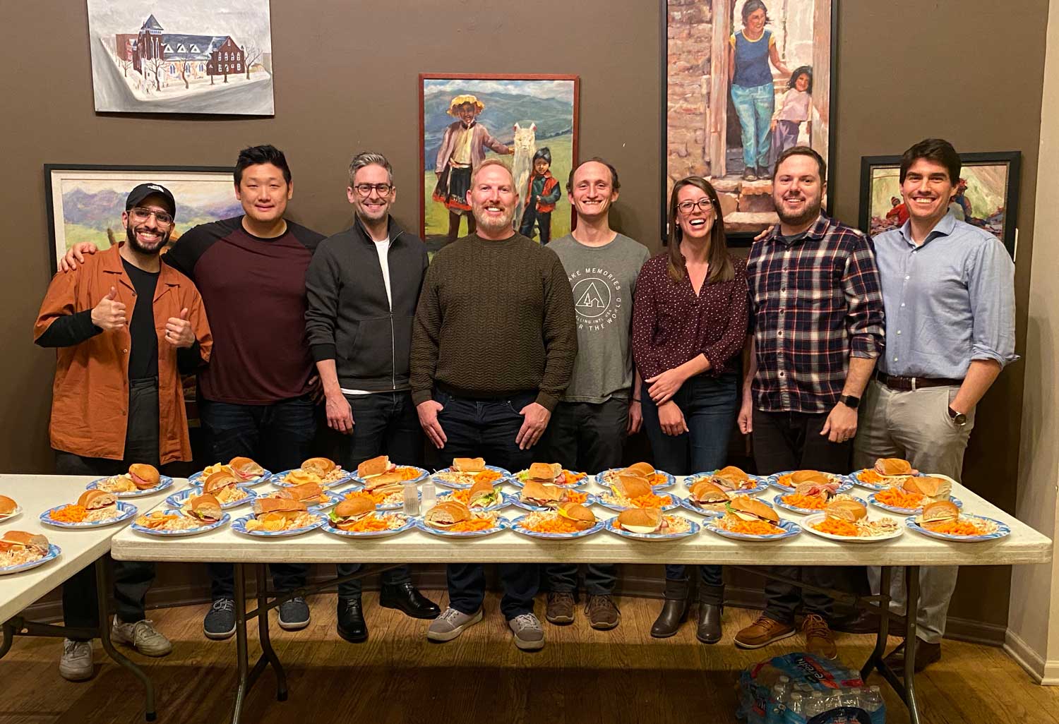 ITA volunteers at Dignity Dinner
