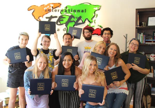 TEFL Chicago course graduates