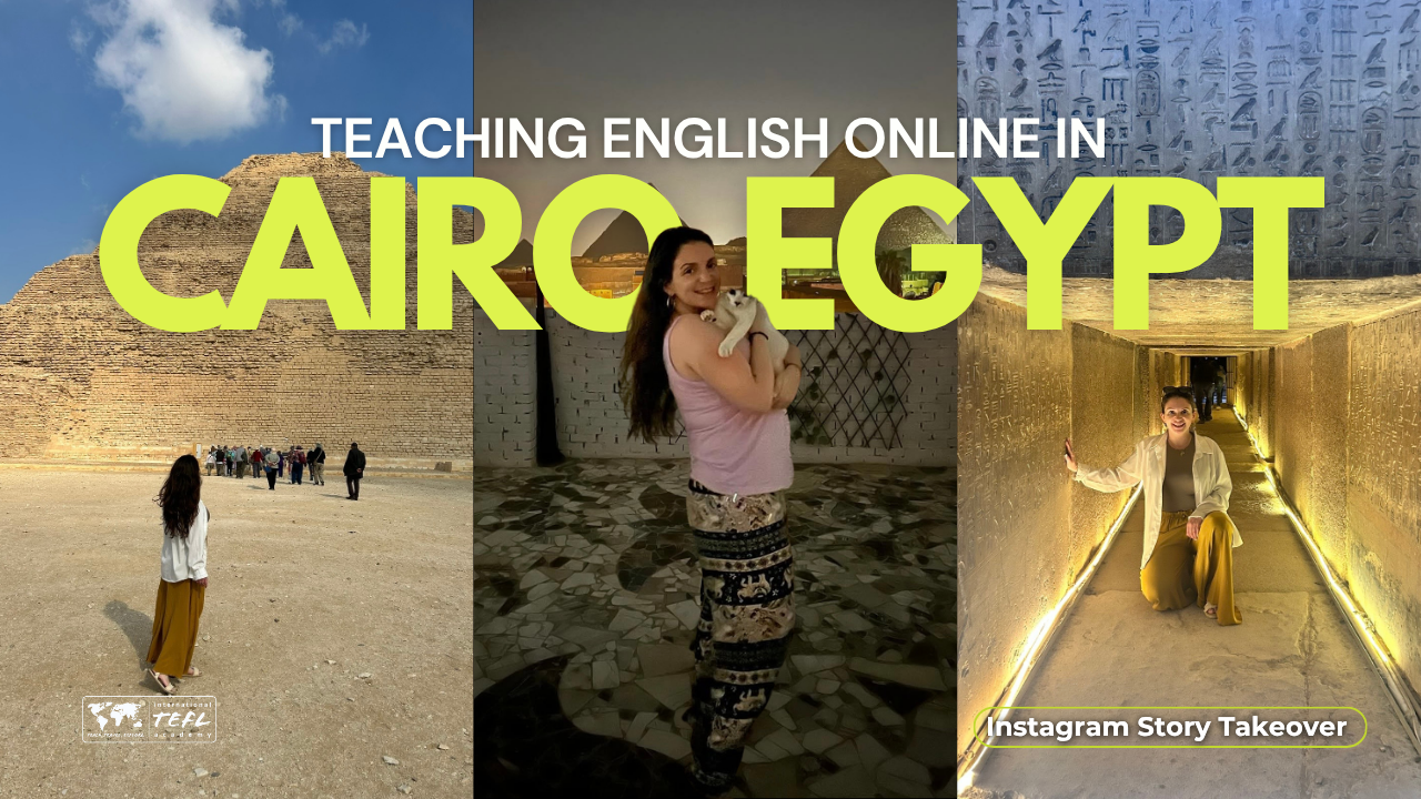 Day in the Life Teaching English Online in Cairo, Egypt with Monica Scotti